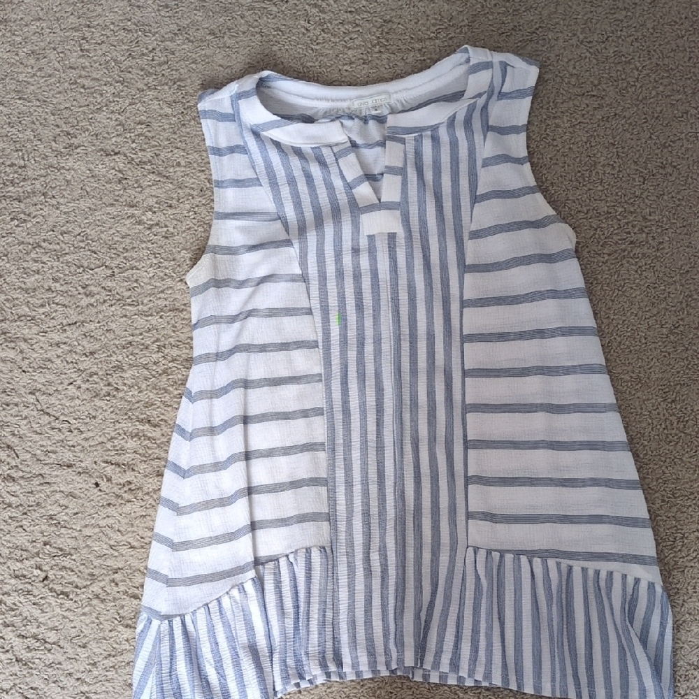 Striped Sleeveless Top